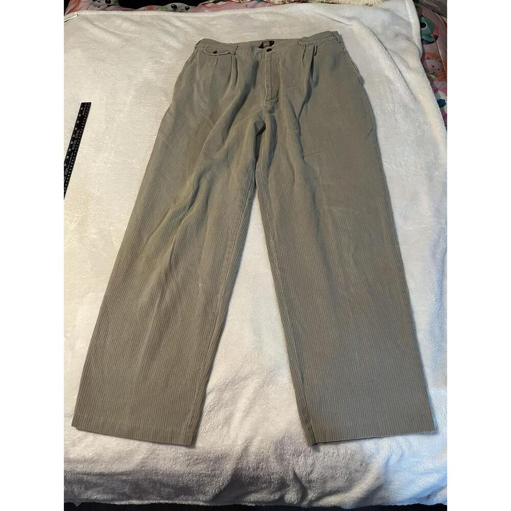 VTG Chaps Ralph Lauren Boy Scout Tag Corduroy Field Pants Flap Pocket 35x30